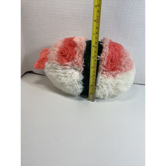 Squishable Mini Shrimp Sushi Plush Stuffed Food Smiley Furry Soft Rice Seaweed🍣 - Picture 11 of 12
